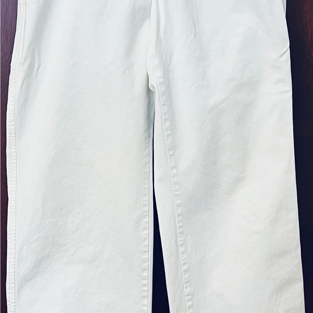 GAP Classic White Straight Fit Pants